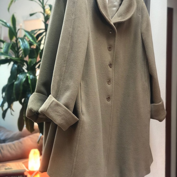 Armani Collezioni Jackets & Blazers - Cashmere and virgin wool swing coat